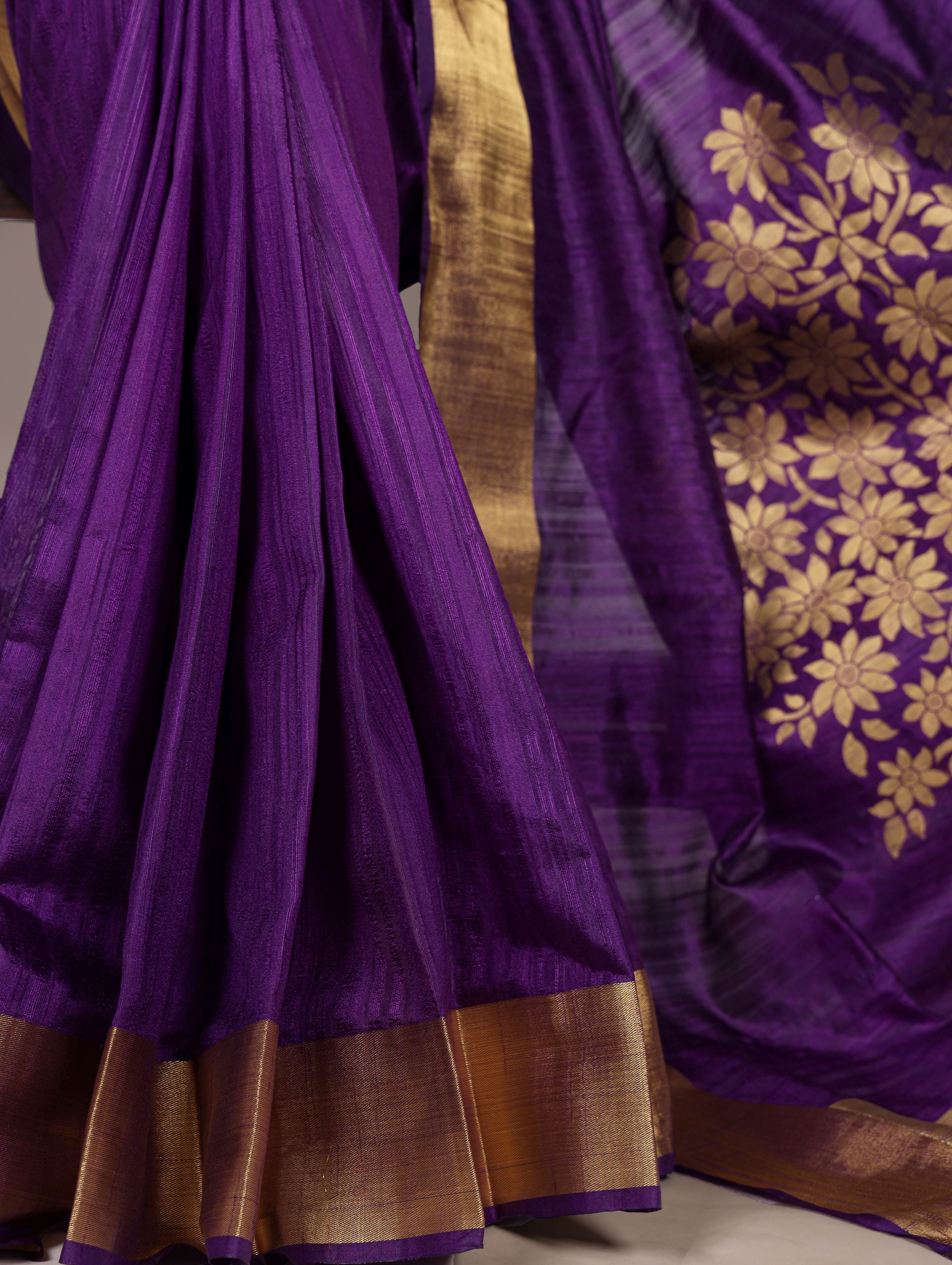 Raw Silk Zari Weaving Saree