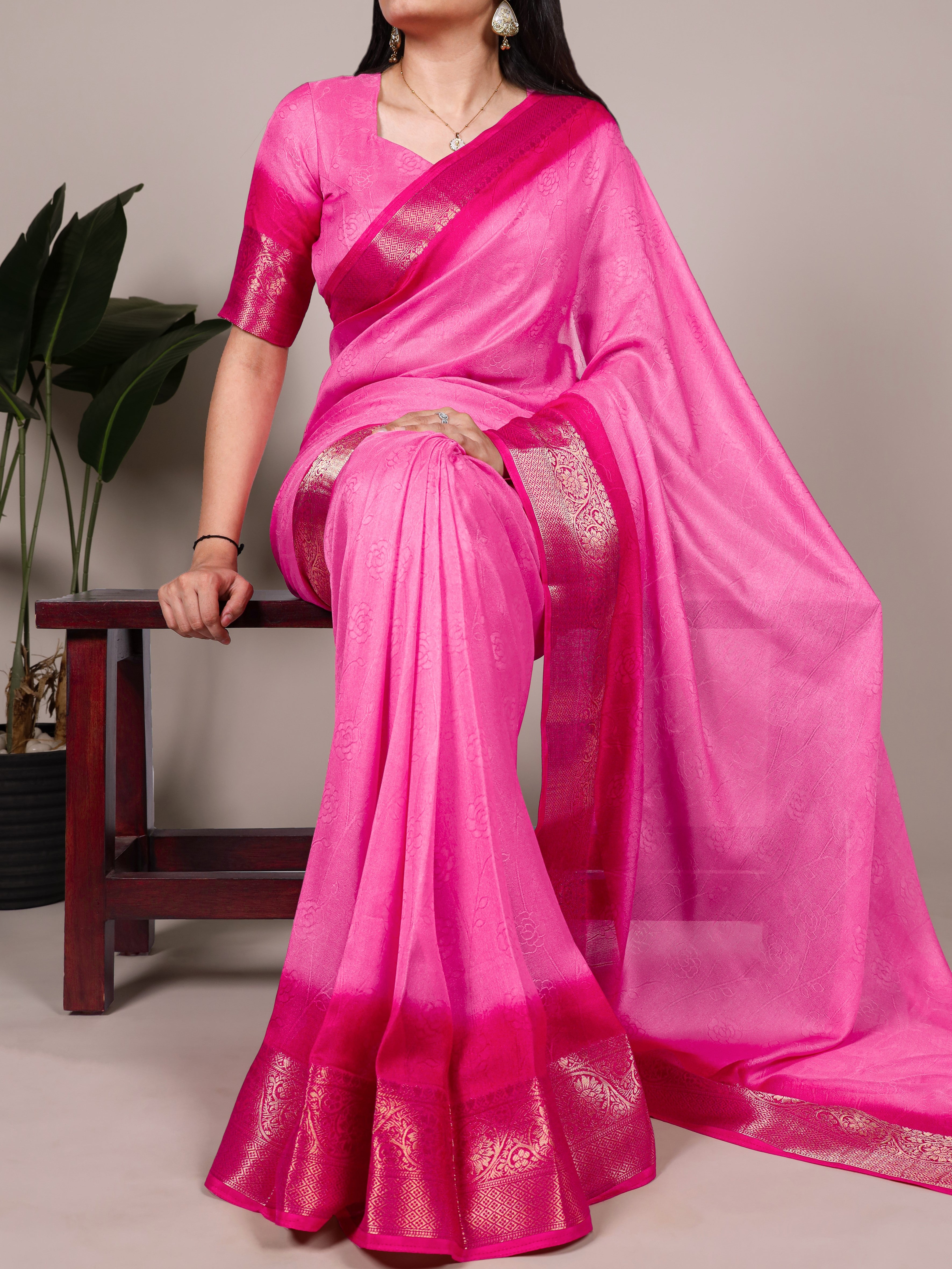 Marsh Mallow Saree For Women