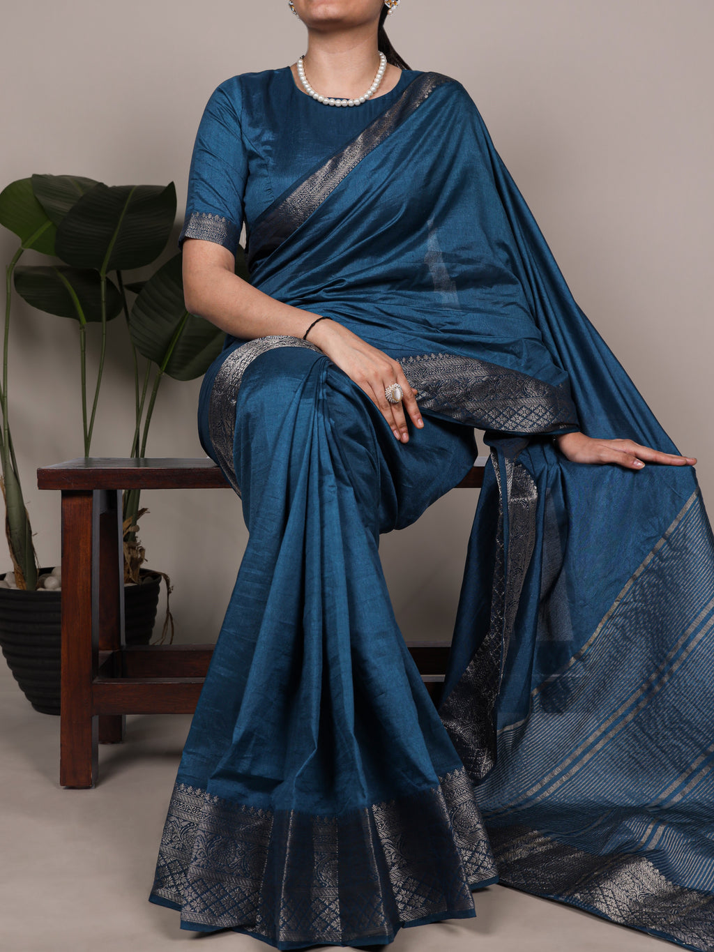 Dola Silk Zari Weaving Saree