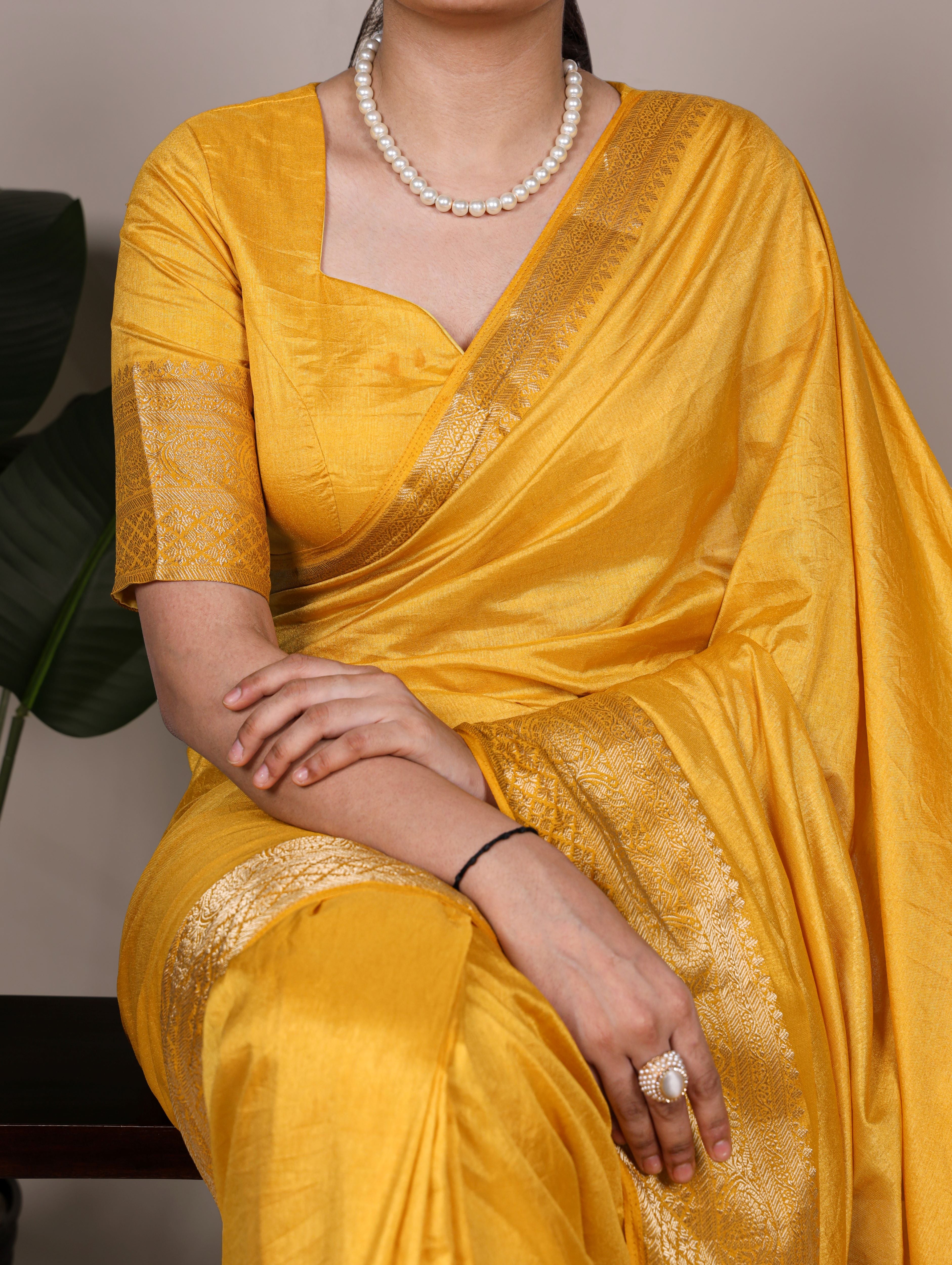 Dola Silk Zari Weaving Saree