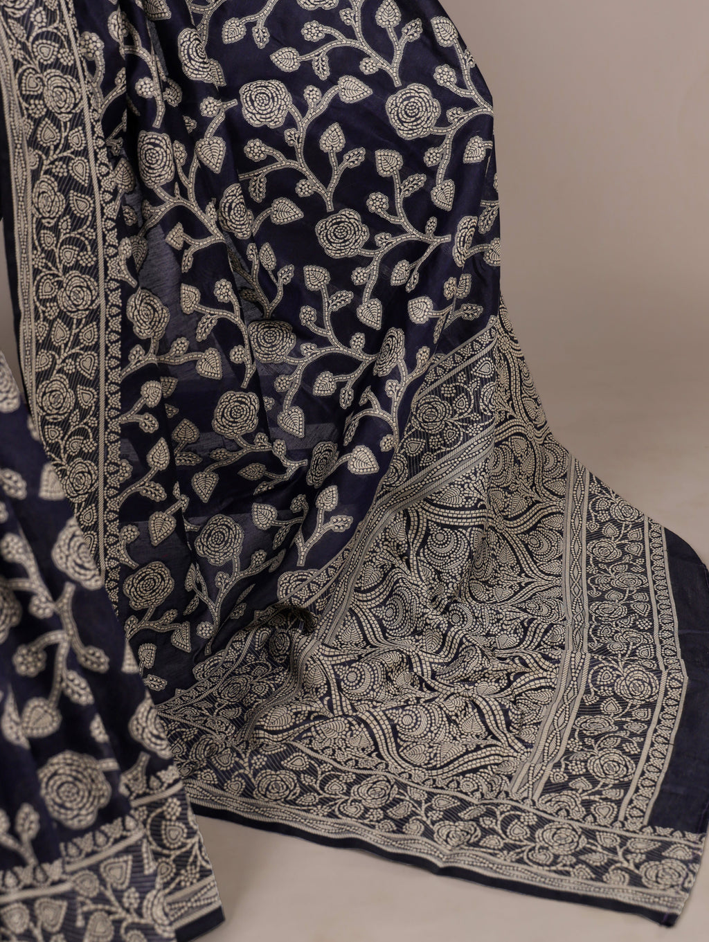 Cotton Silk Floral Printed Saree