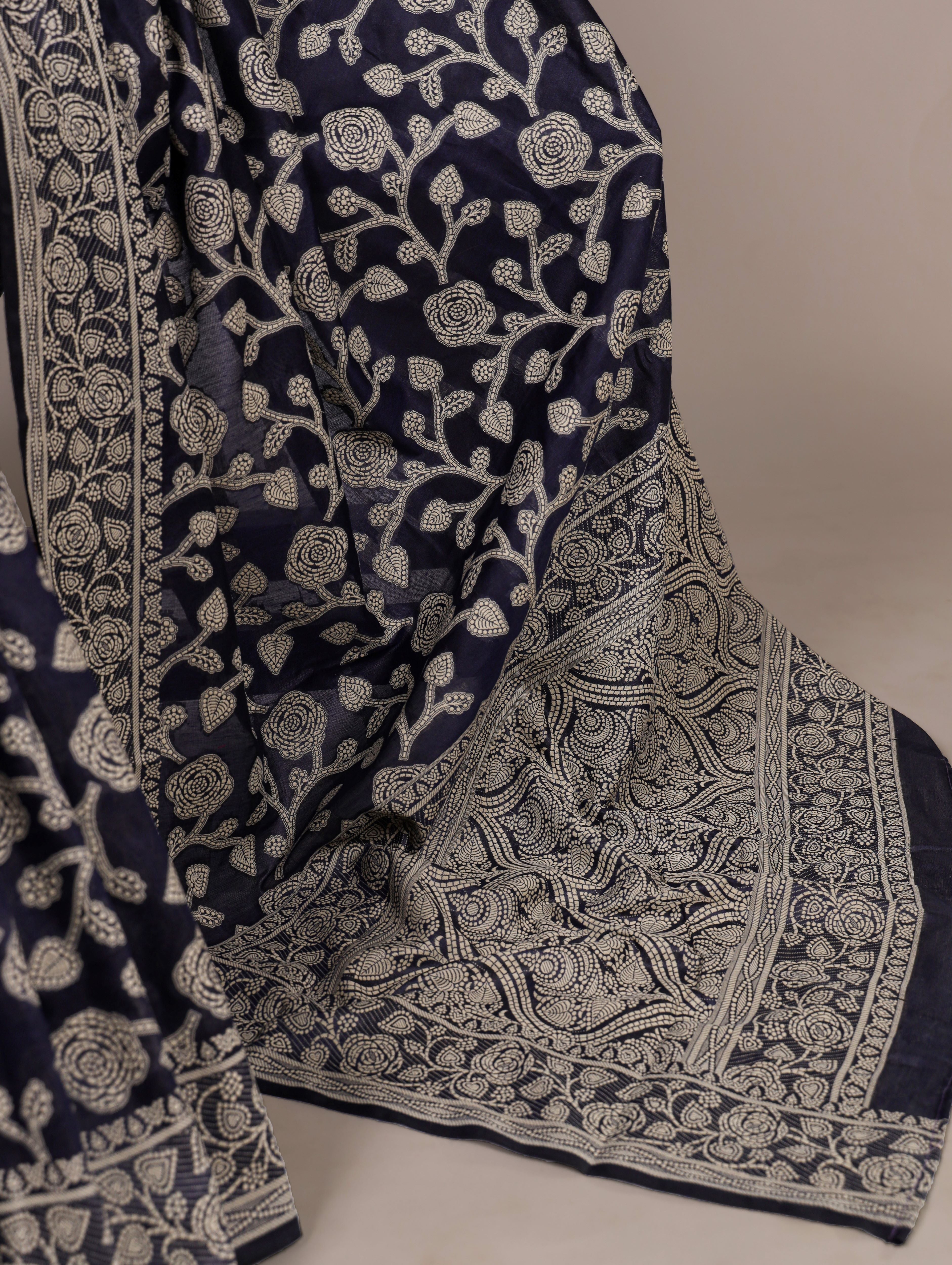 Cotton Silk Floral Printed Saree