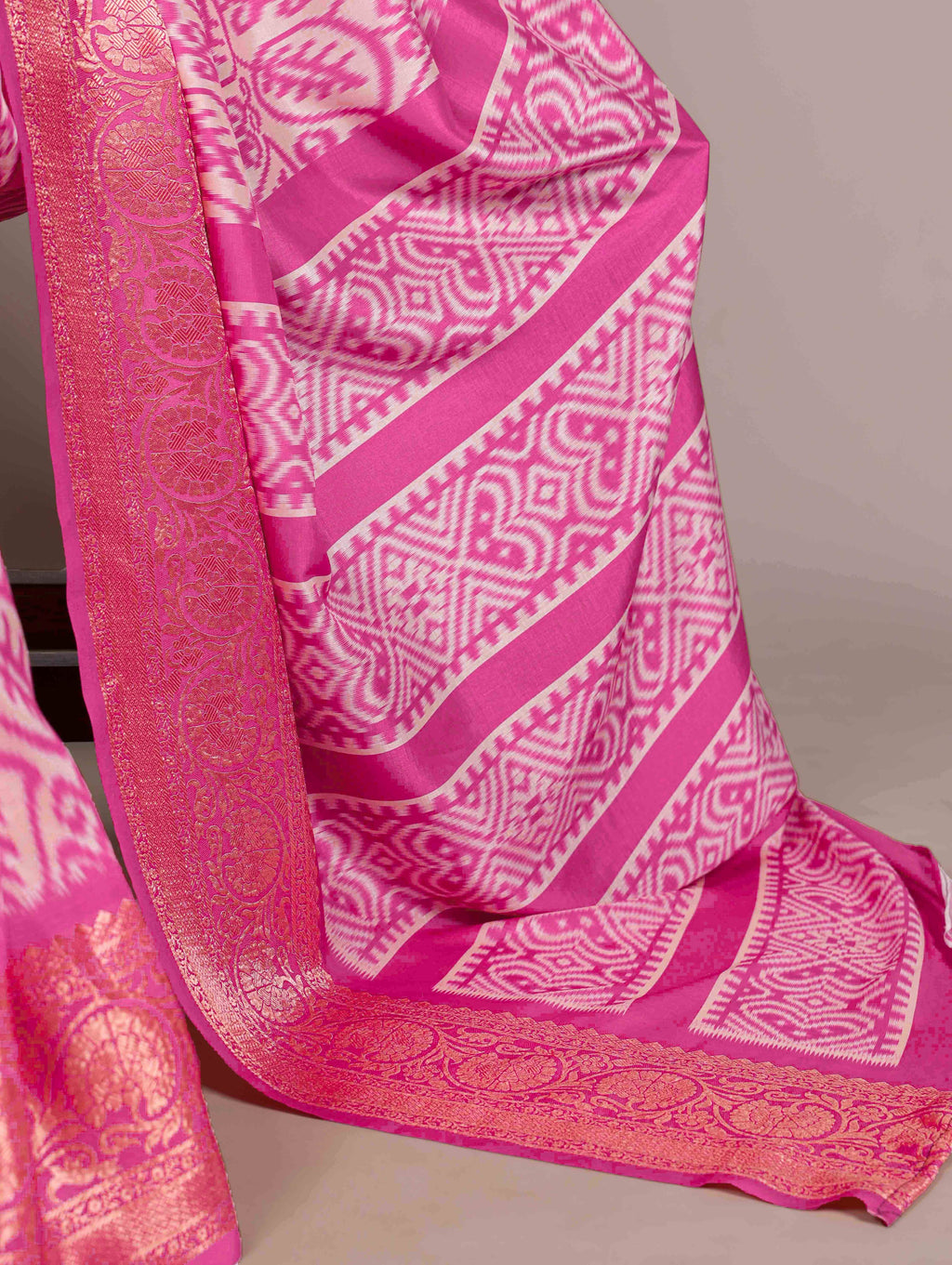 Tussar Silk Printed Saree