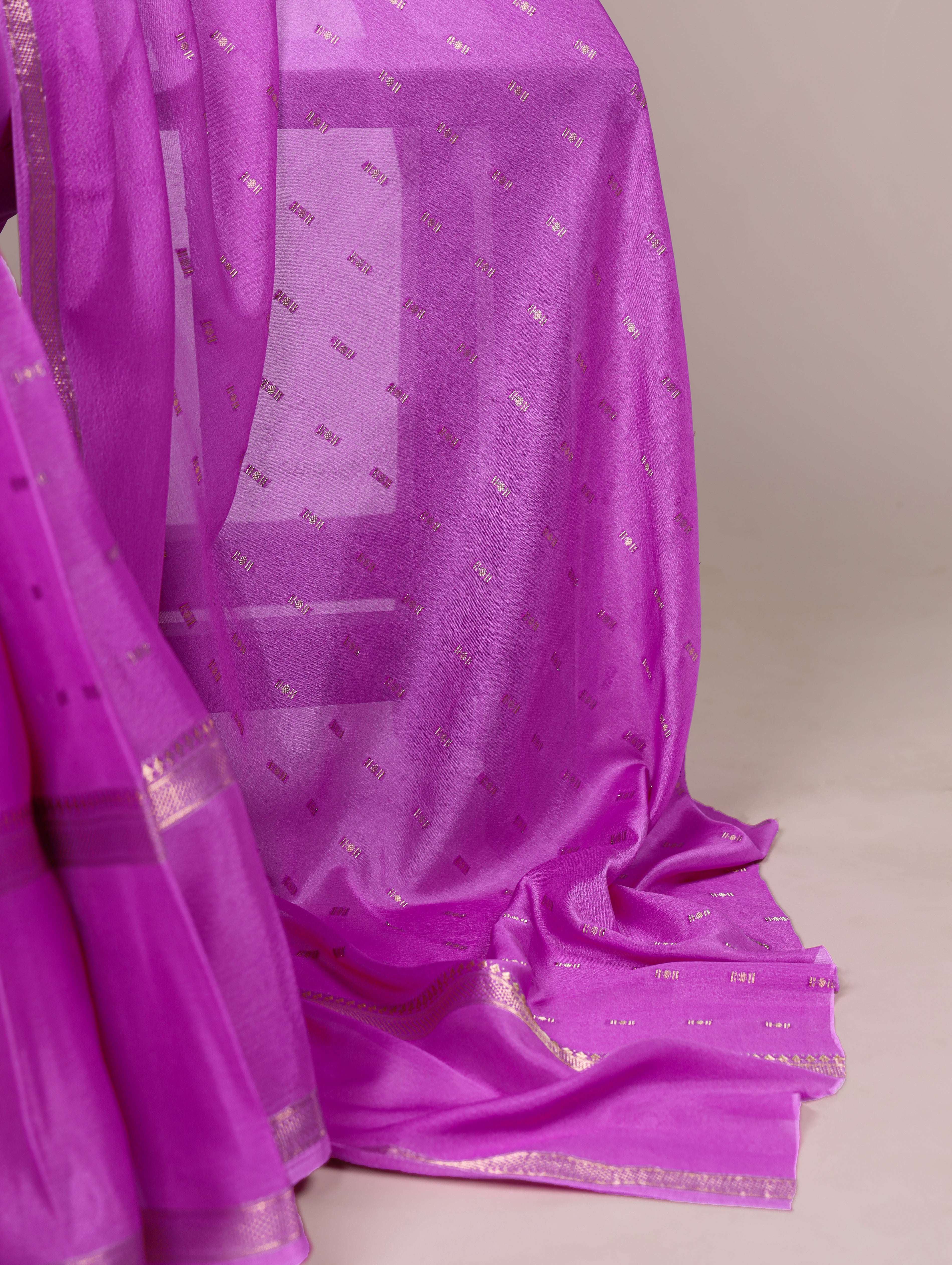 Crepe Zari Weaving Saree