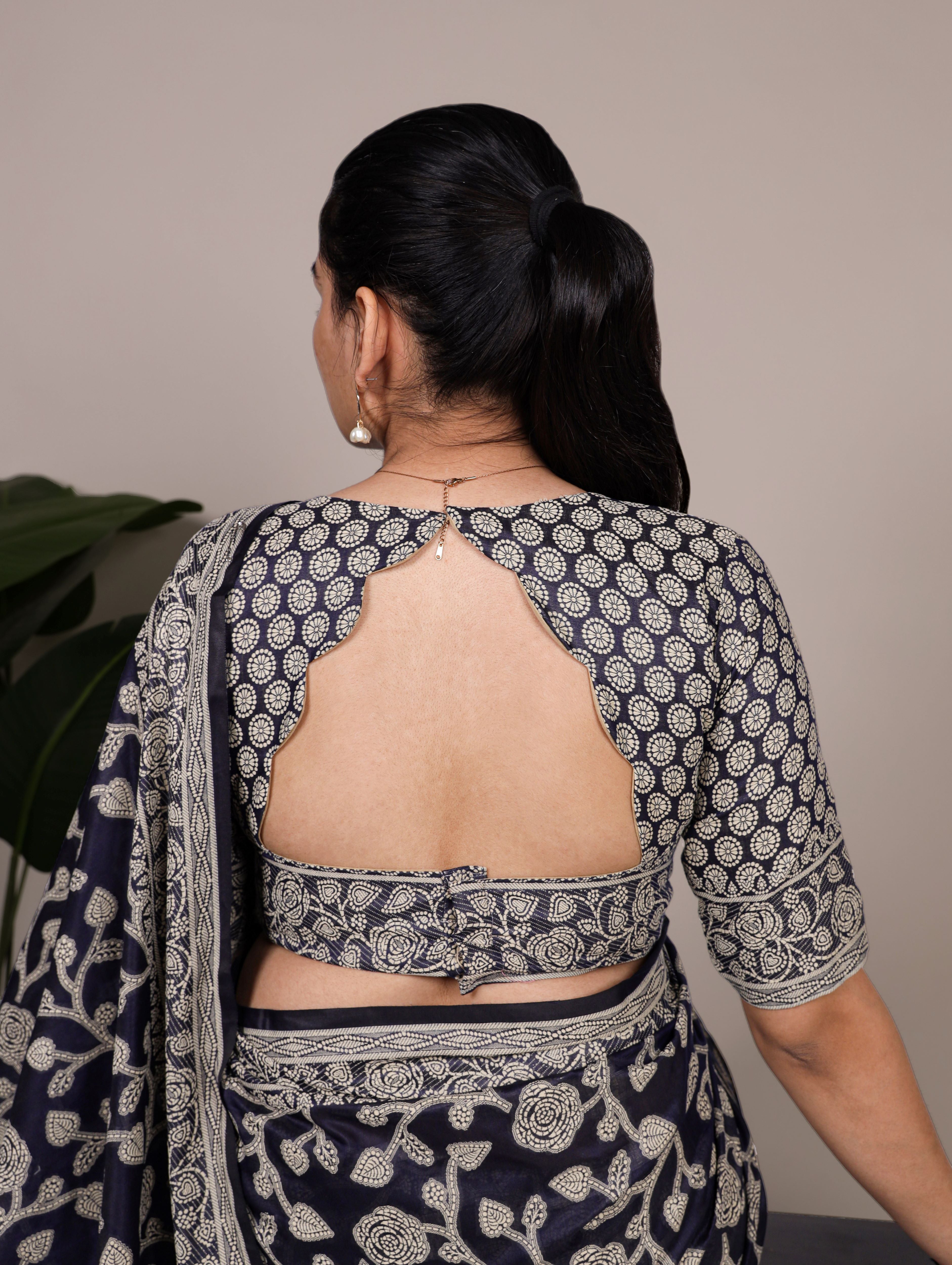 Cotton Silk Floral Printed Saree