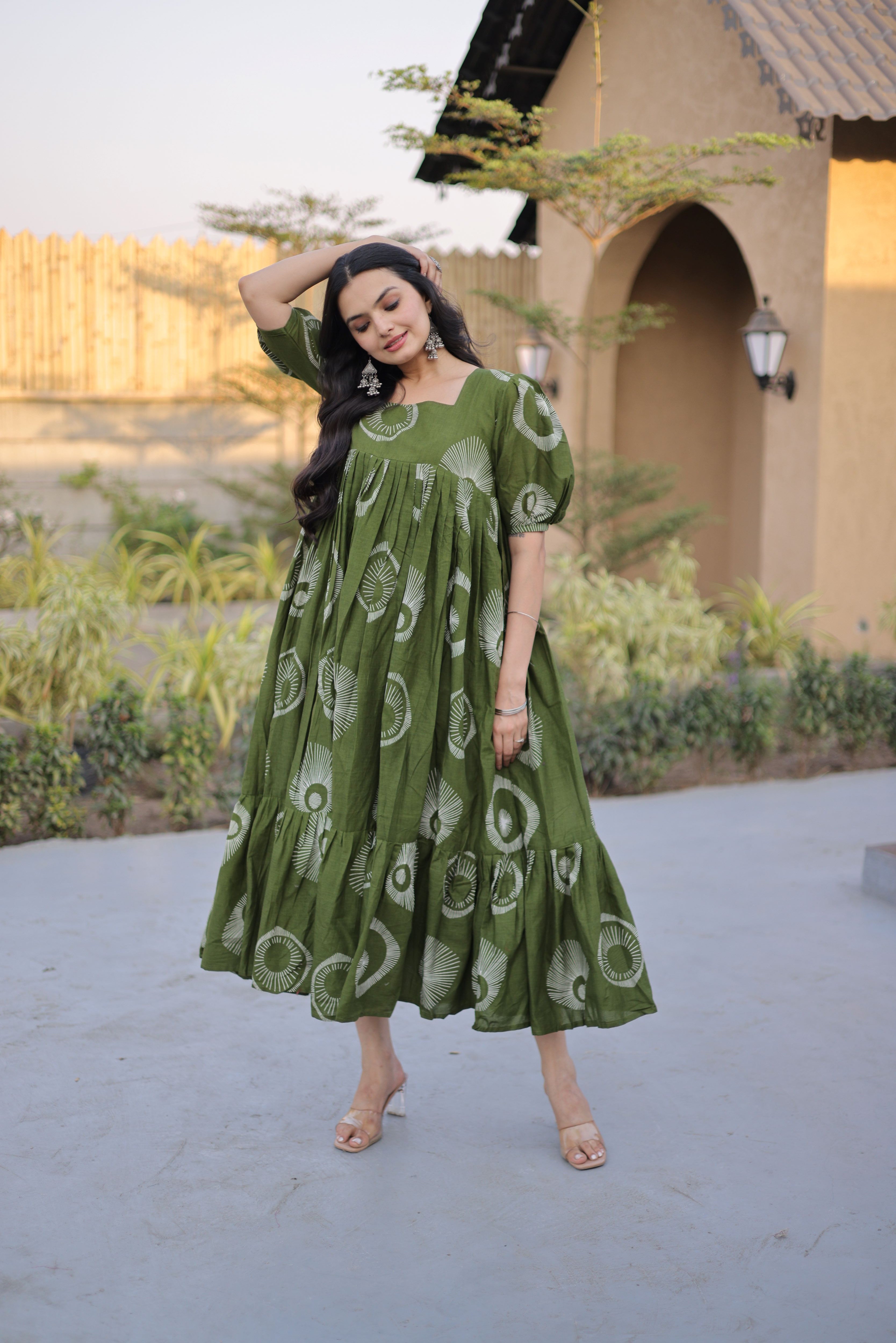 Cotton Printed Summer Wear Frock