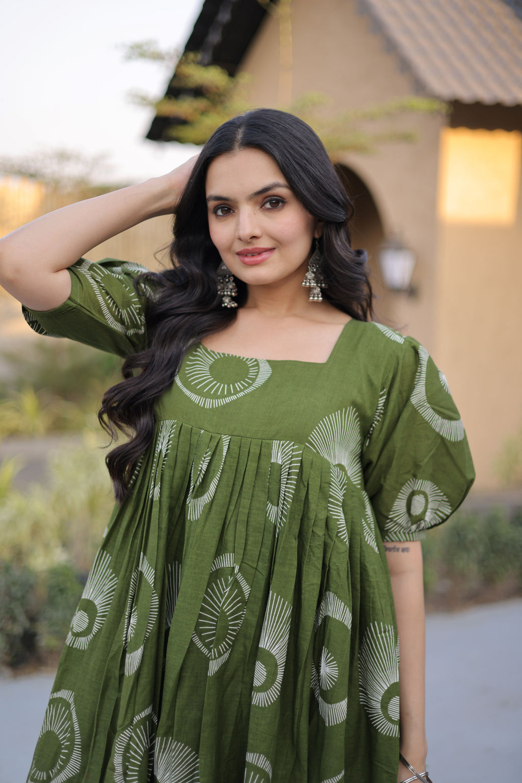 Cotton Printed Summer Wear Frock