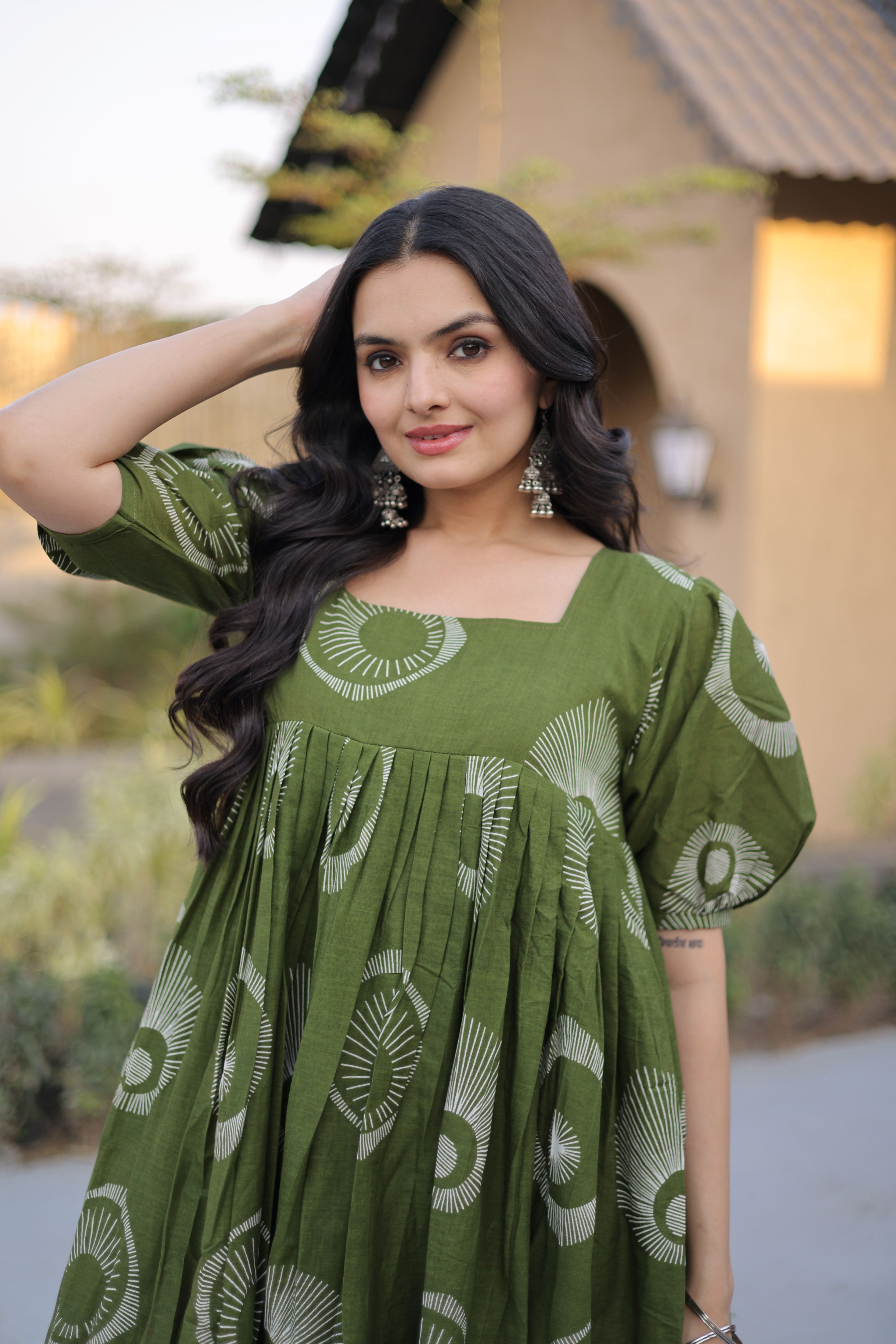 Cotton Printed Summer Wear Frock