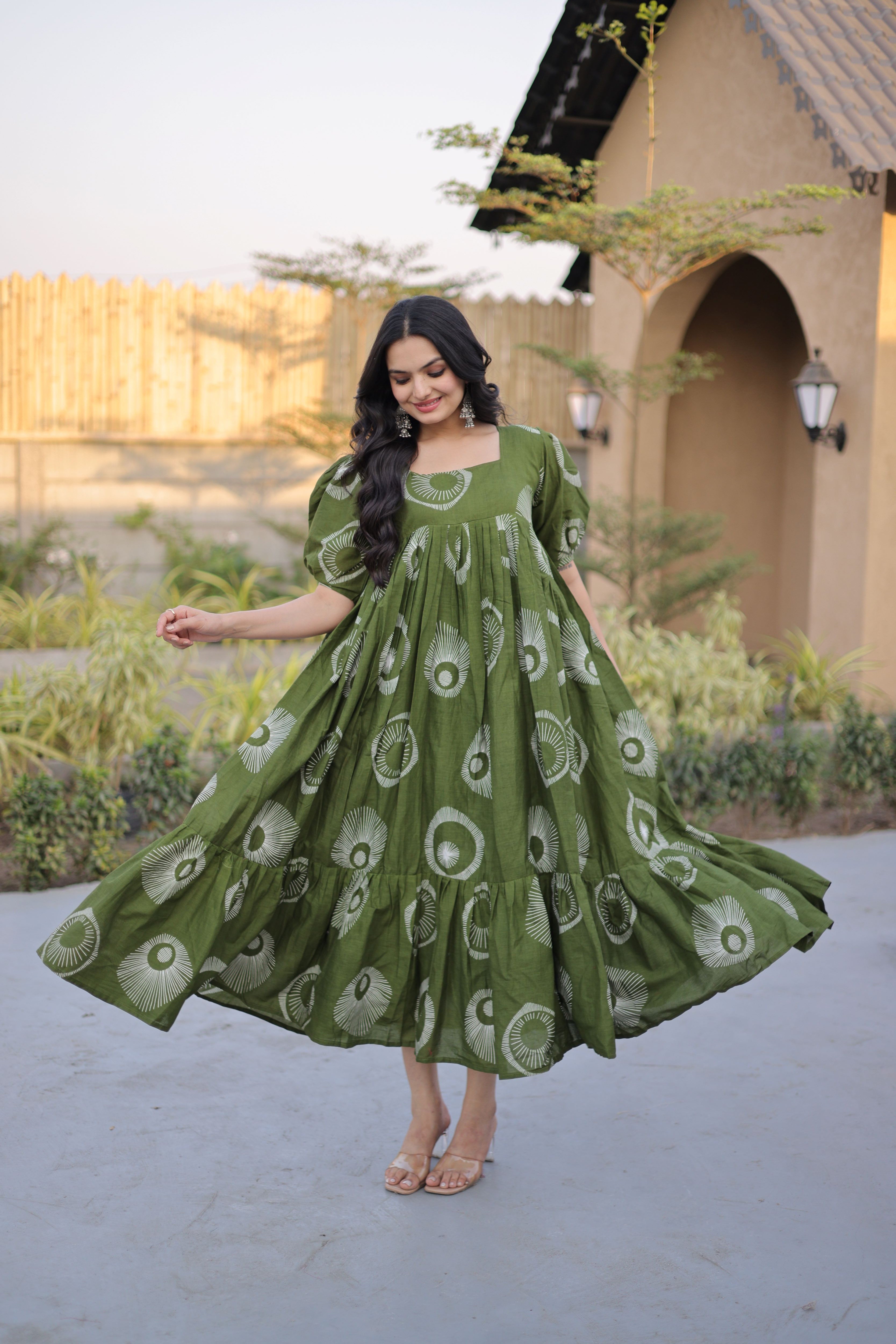 Cotton Printed Summer Wear Frock