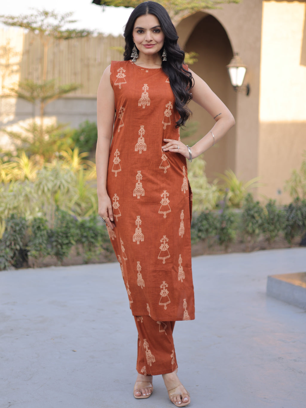 Cotton Printed Kurti-Pant