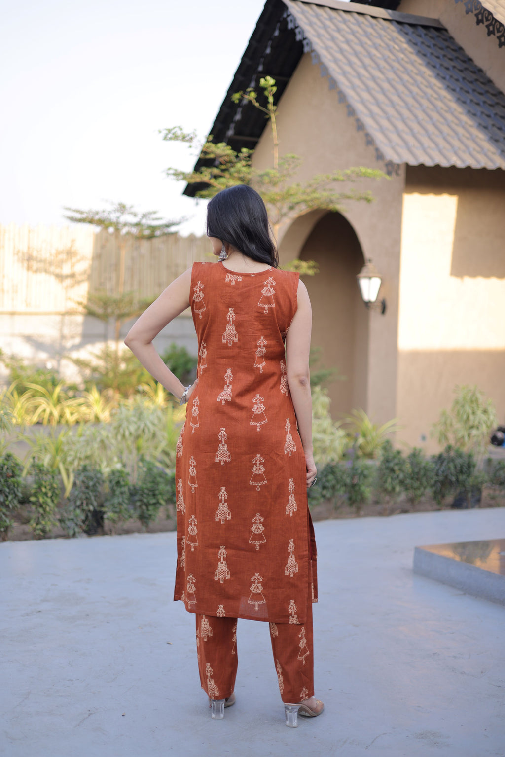 Cotton Printed Kurti-Pant