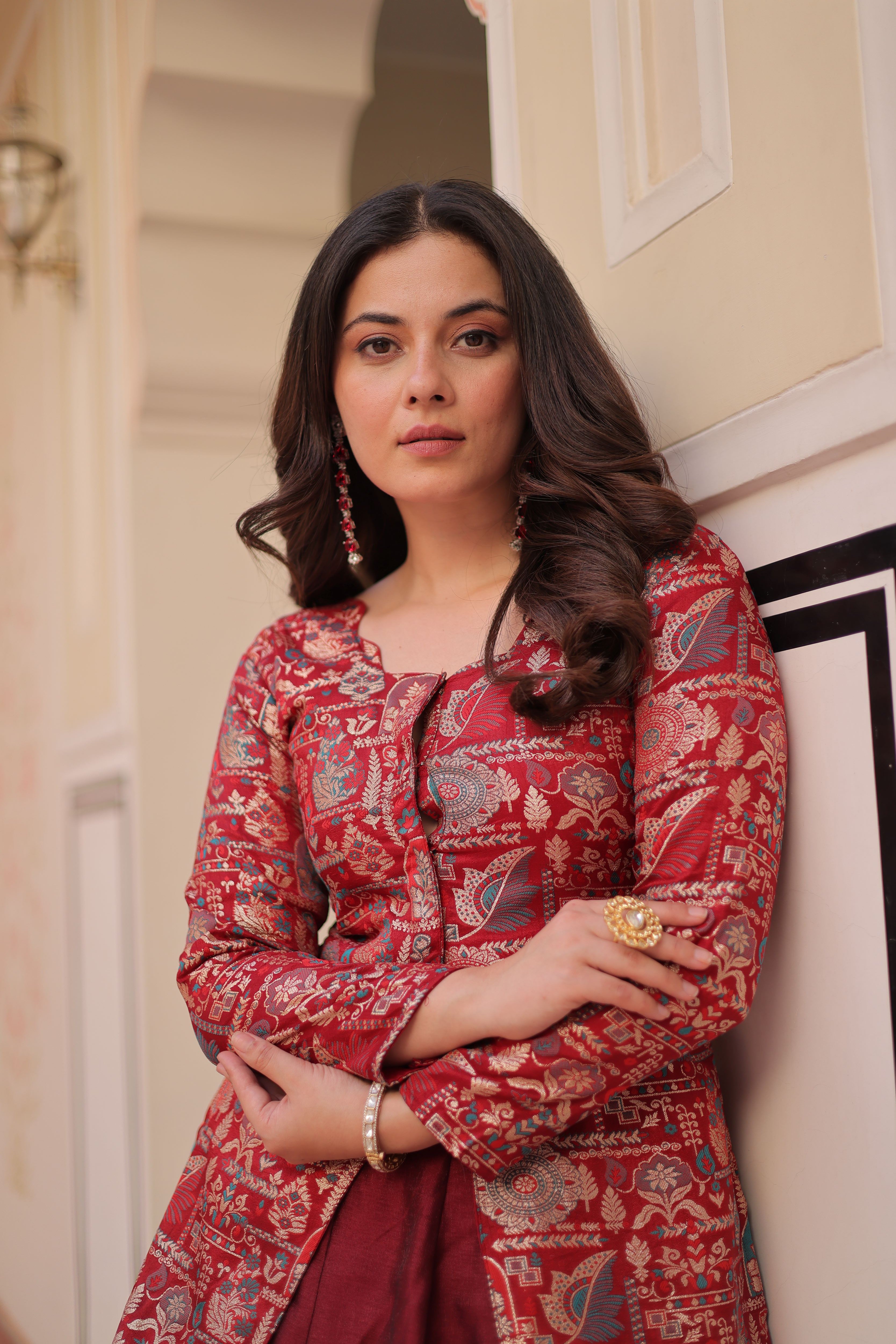 Pure Shimmer Lehenga For Women