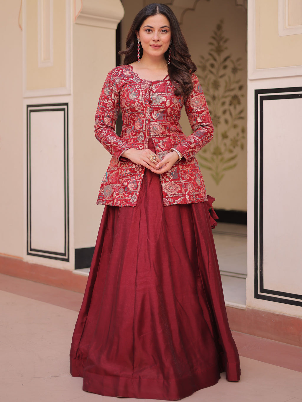 Pure Shimmer Lehenga For Women