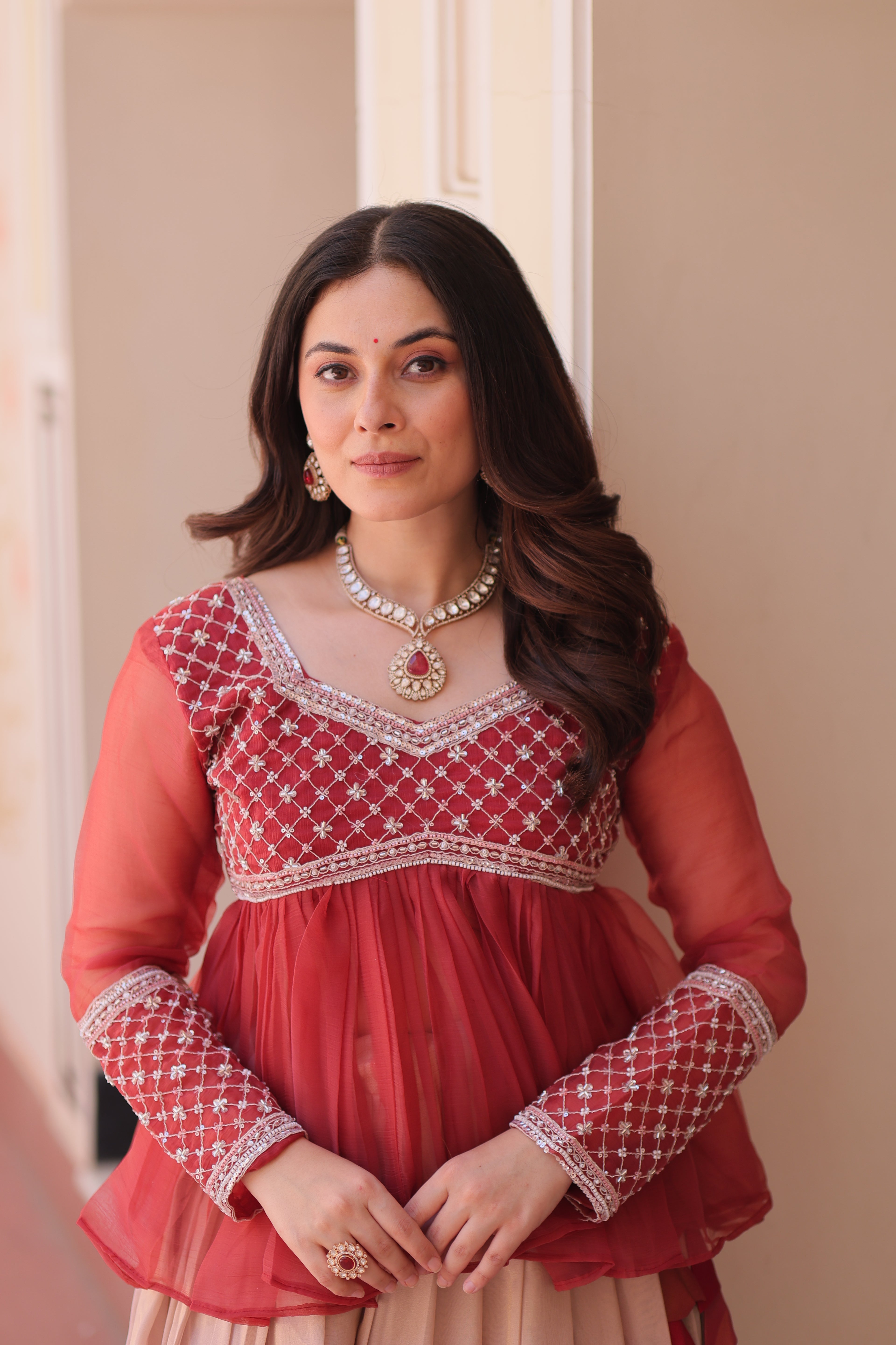 Chiffon Floral Printed Lehenga For Women