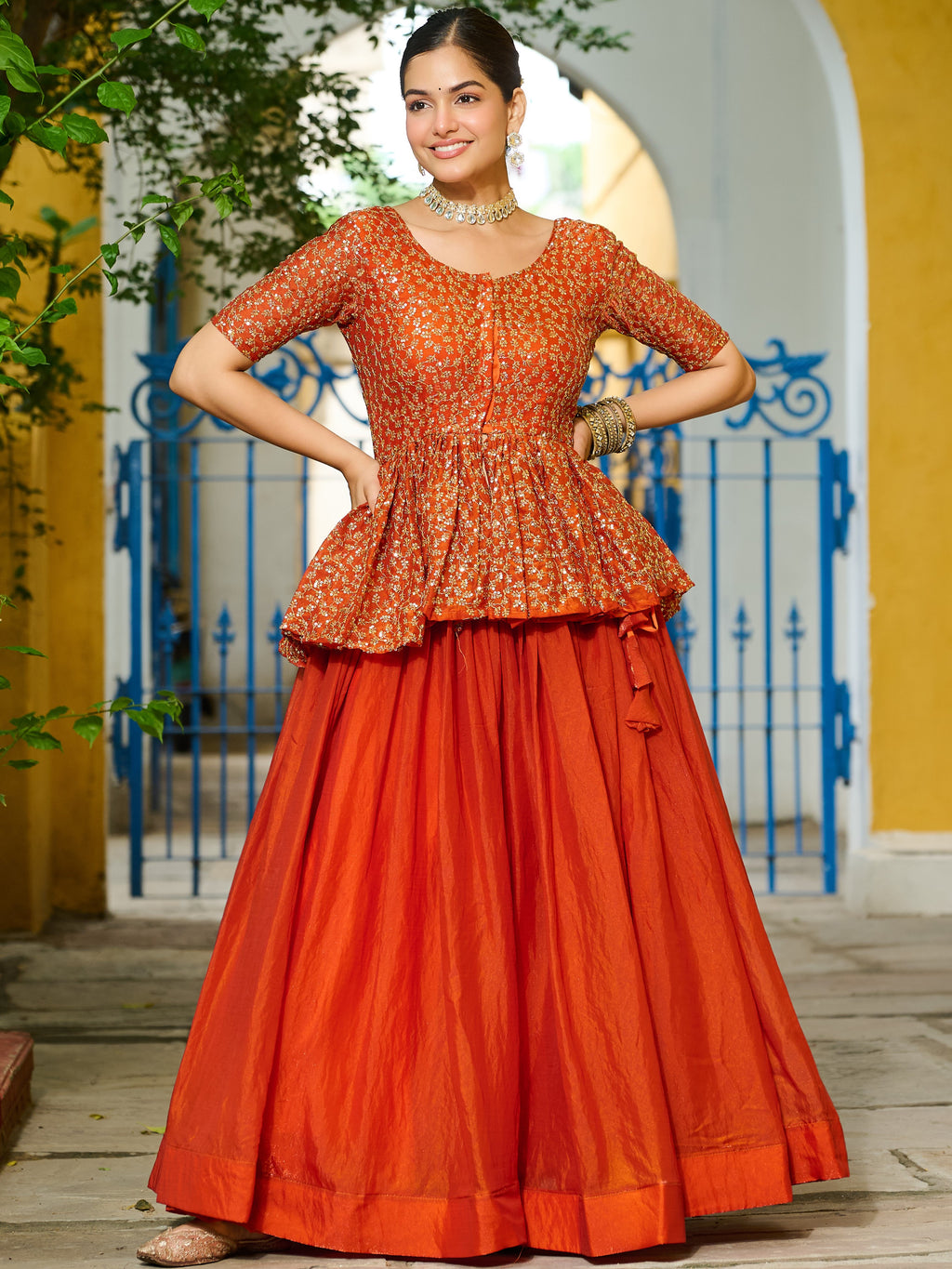 Fendy Embroidered Work Lehenga For Women
