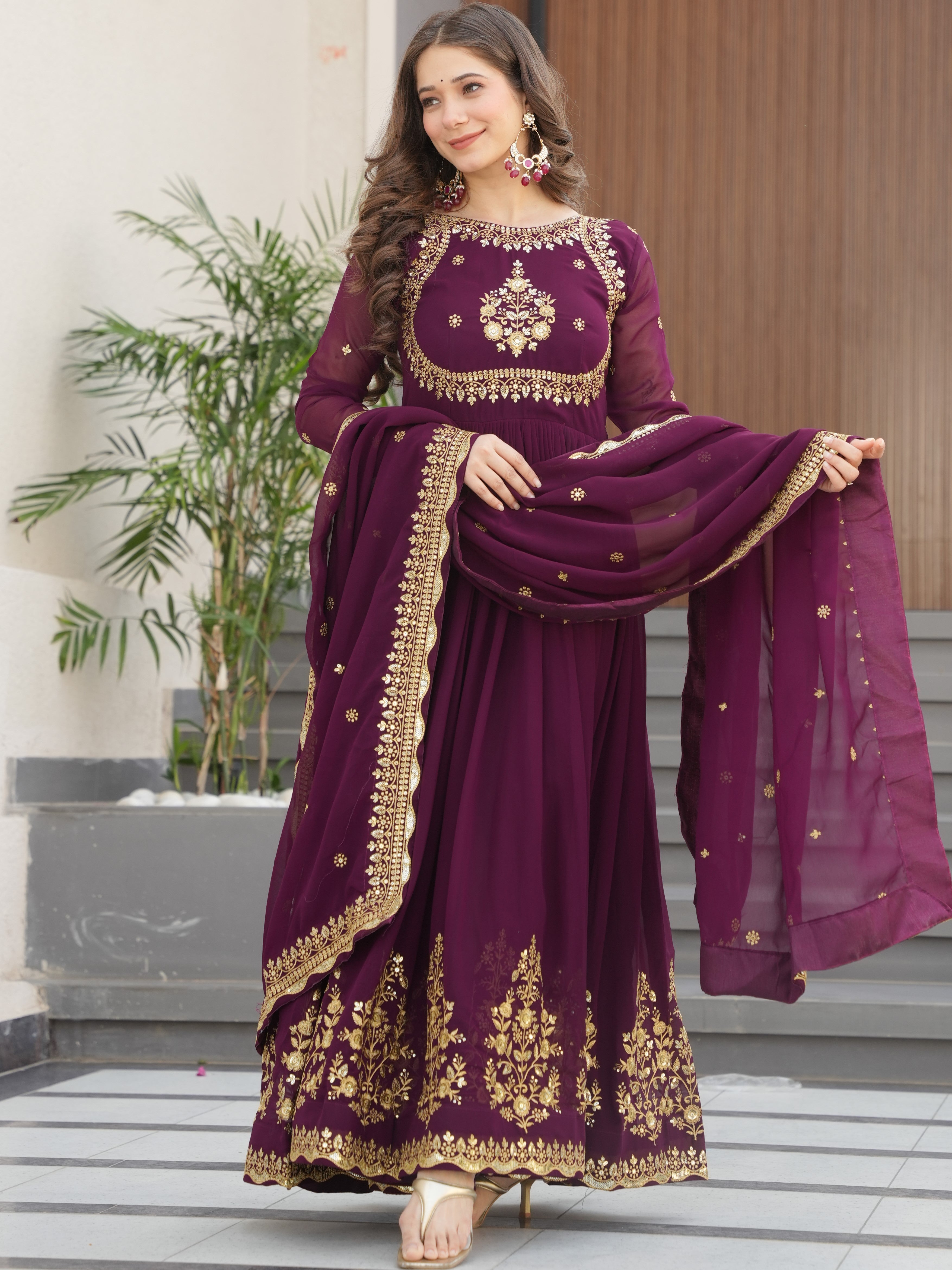 Georgette Gown For Women
