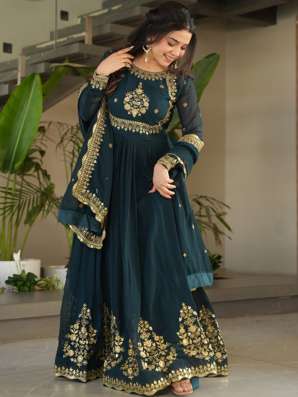 Georgette Gown For Women