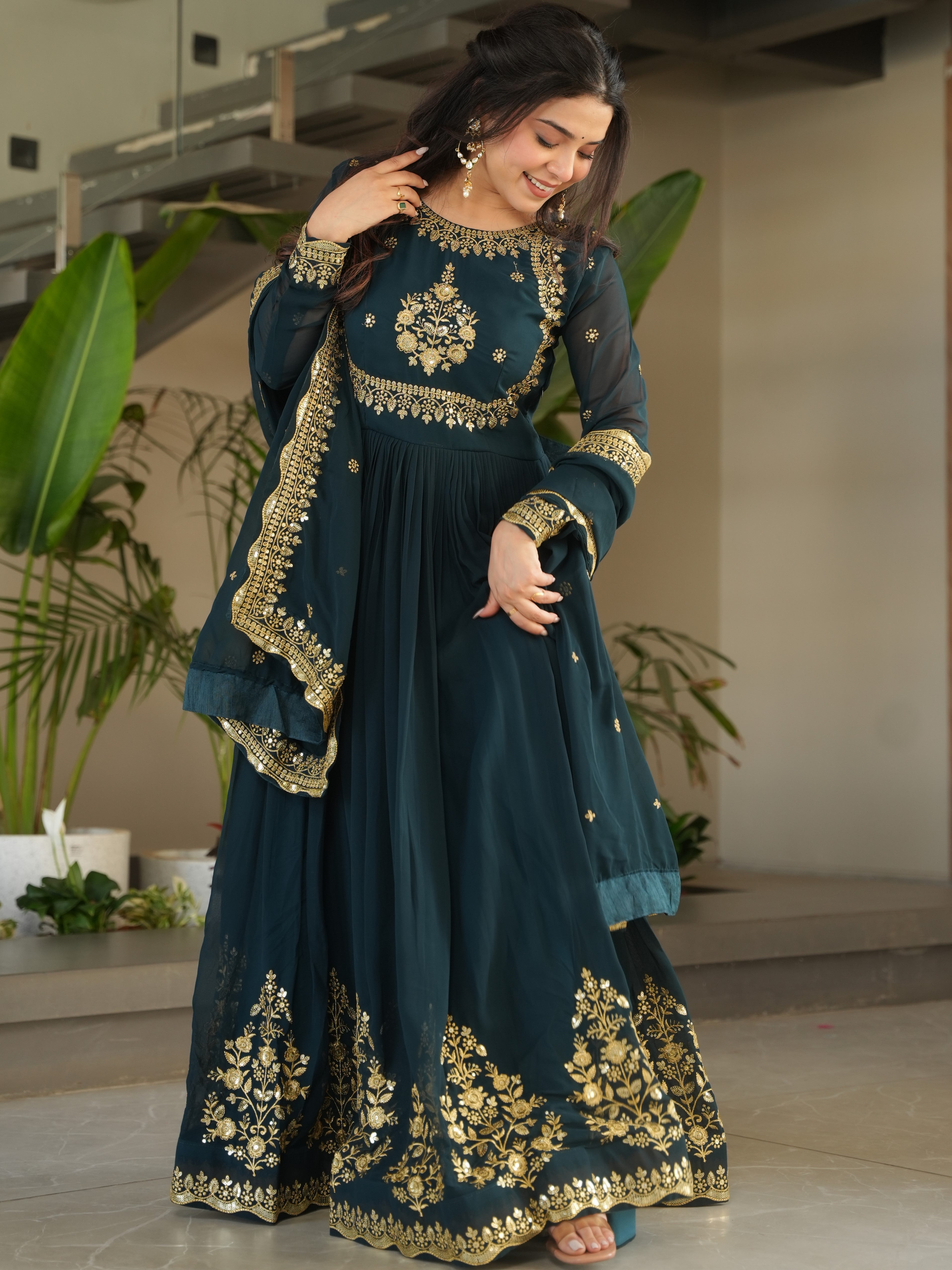 Georgette Gown For Women