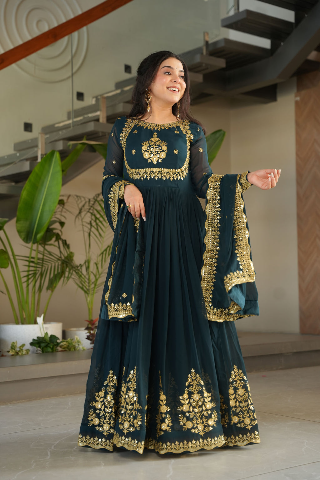 Georgette Gown For Women