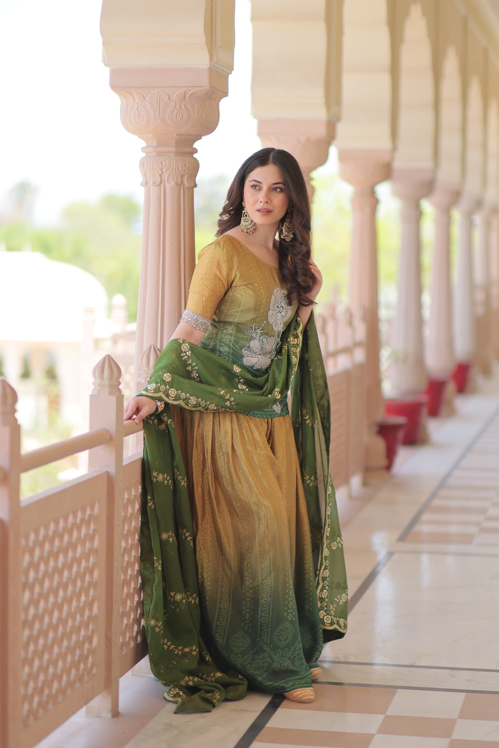 Chinon Printed Top Bottom Set For Women