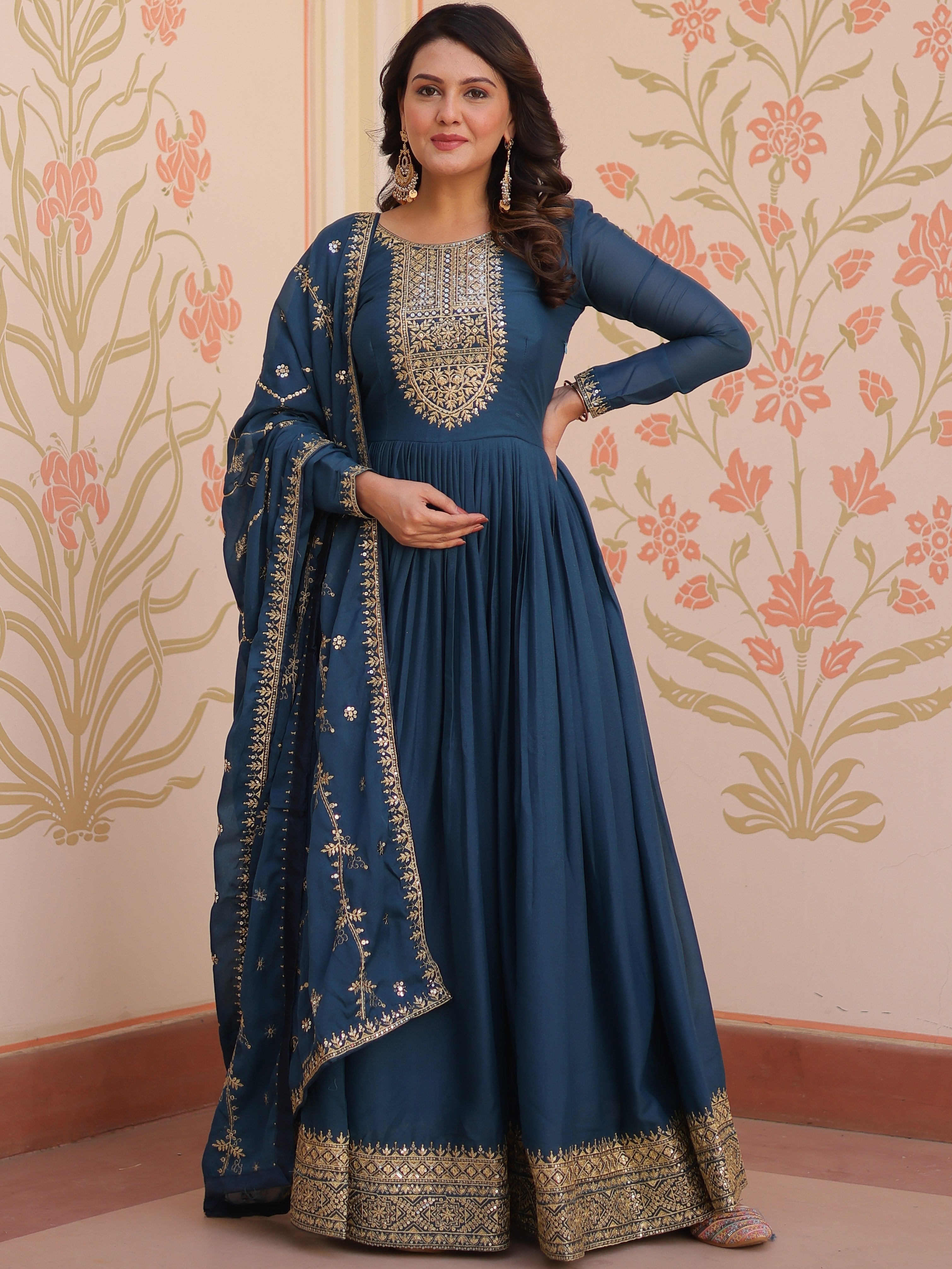 Georgette Gown For Women