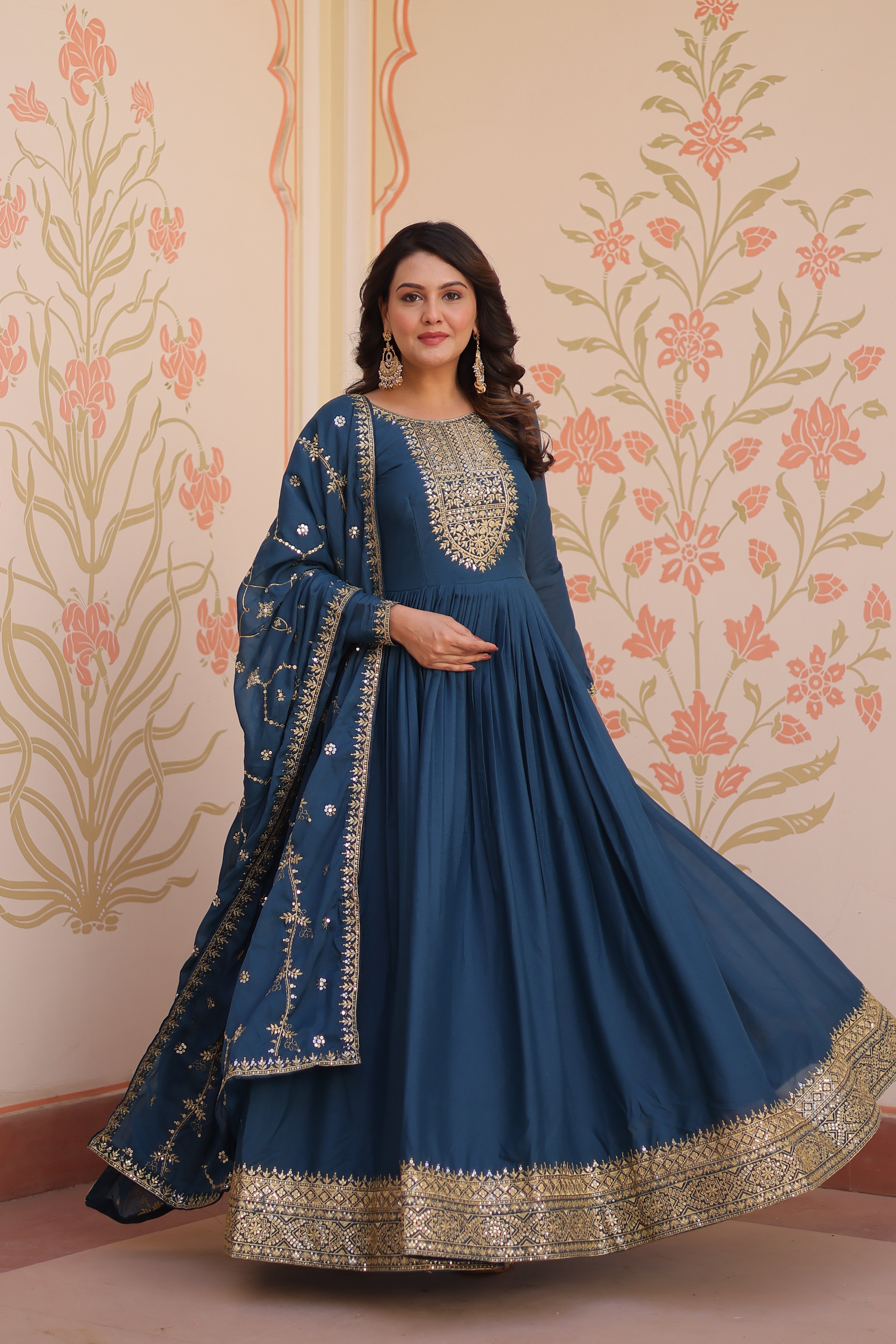 Georgette Gown For Women