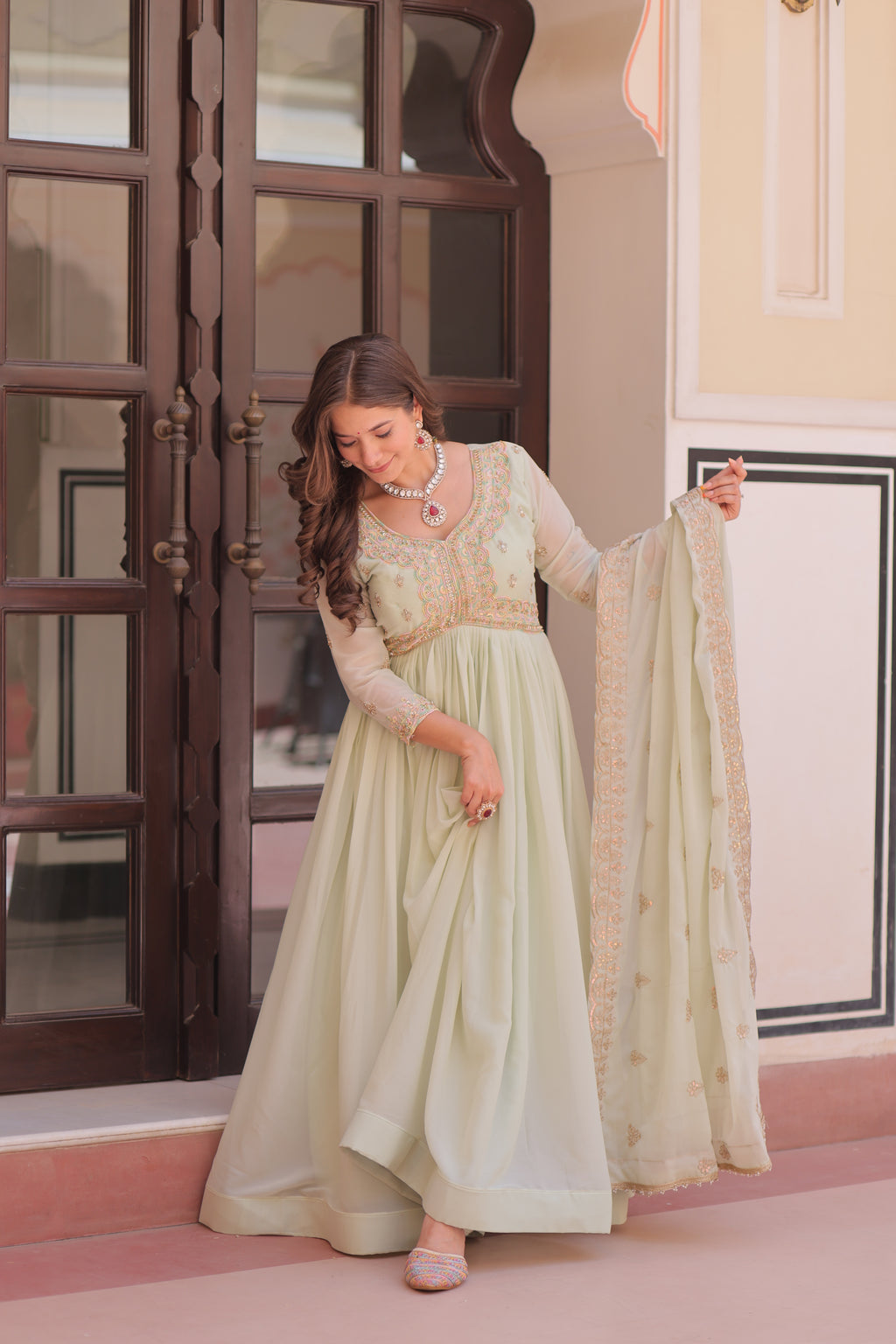 Georgette Gown For Women