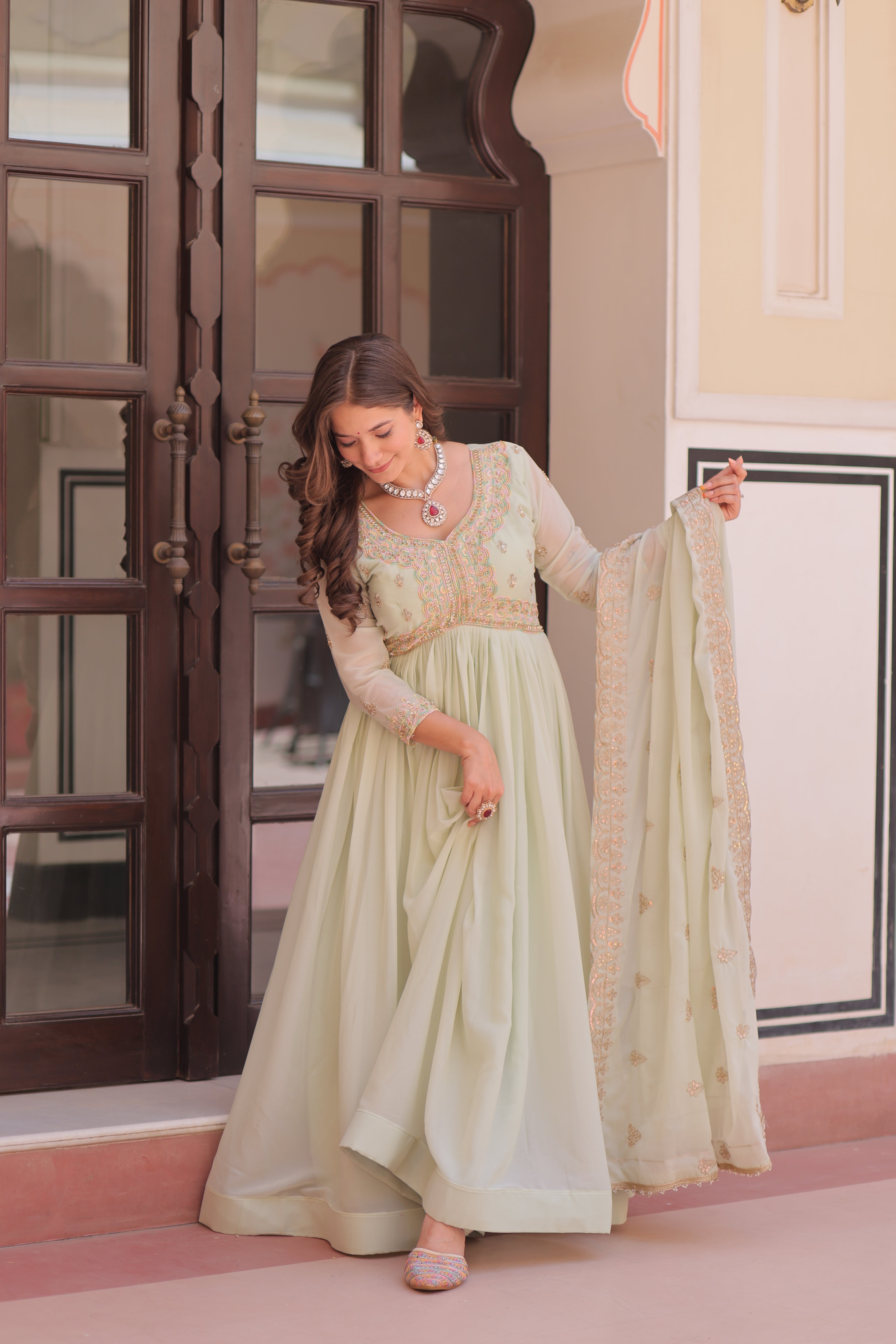 Georgette Gown For Women