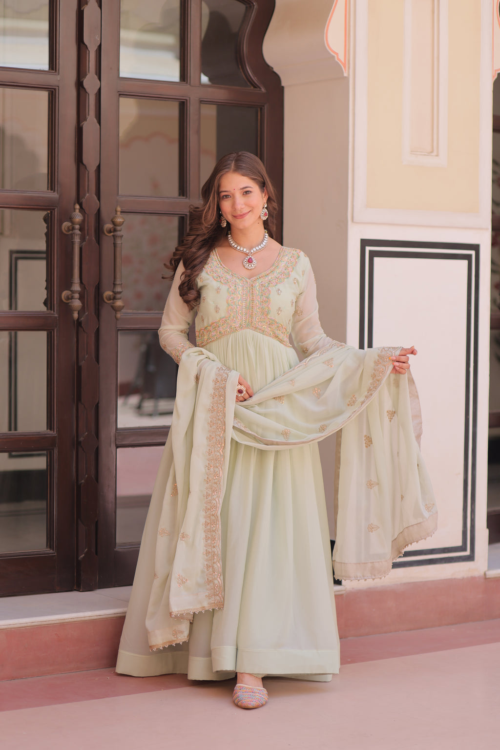 Georgette Gown For Women