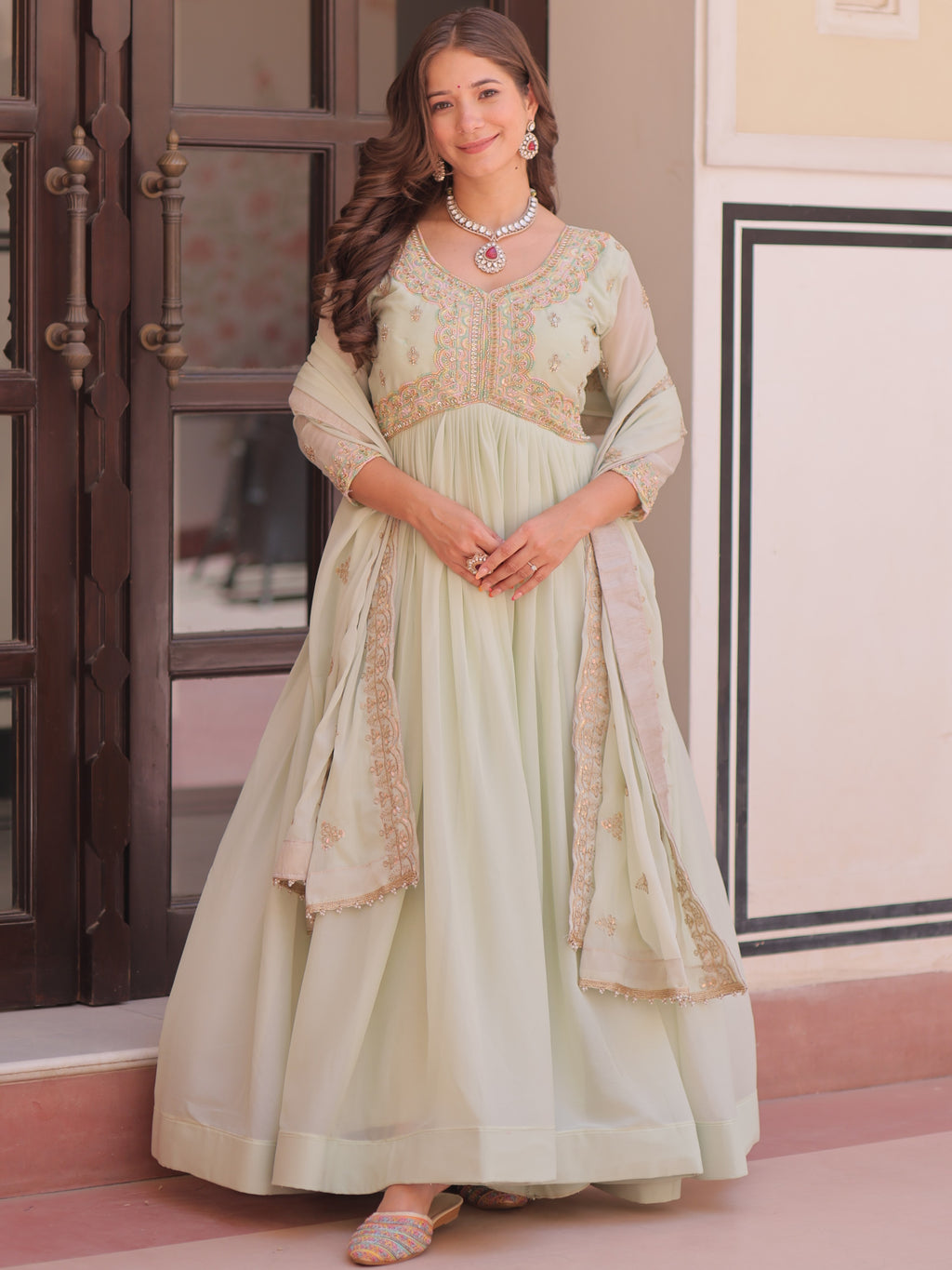 Georgette Gown For Women