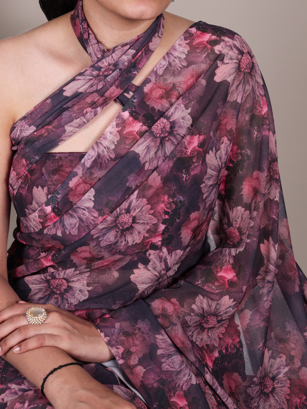 Floral Printed Saree For Women