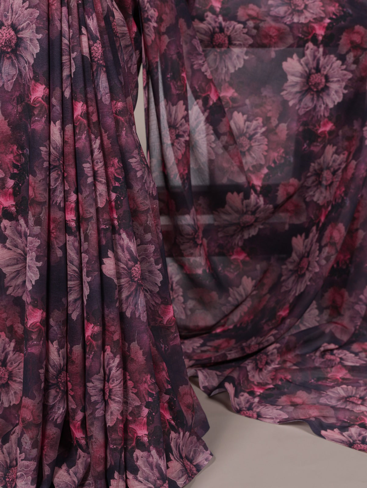 Floral Printed Saree For Women