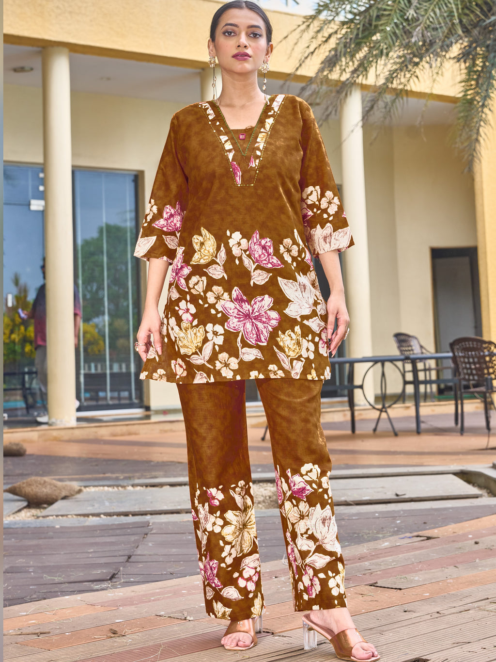 Pure Cotton Co-ord Set For Women