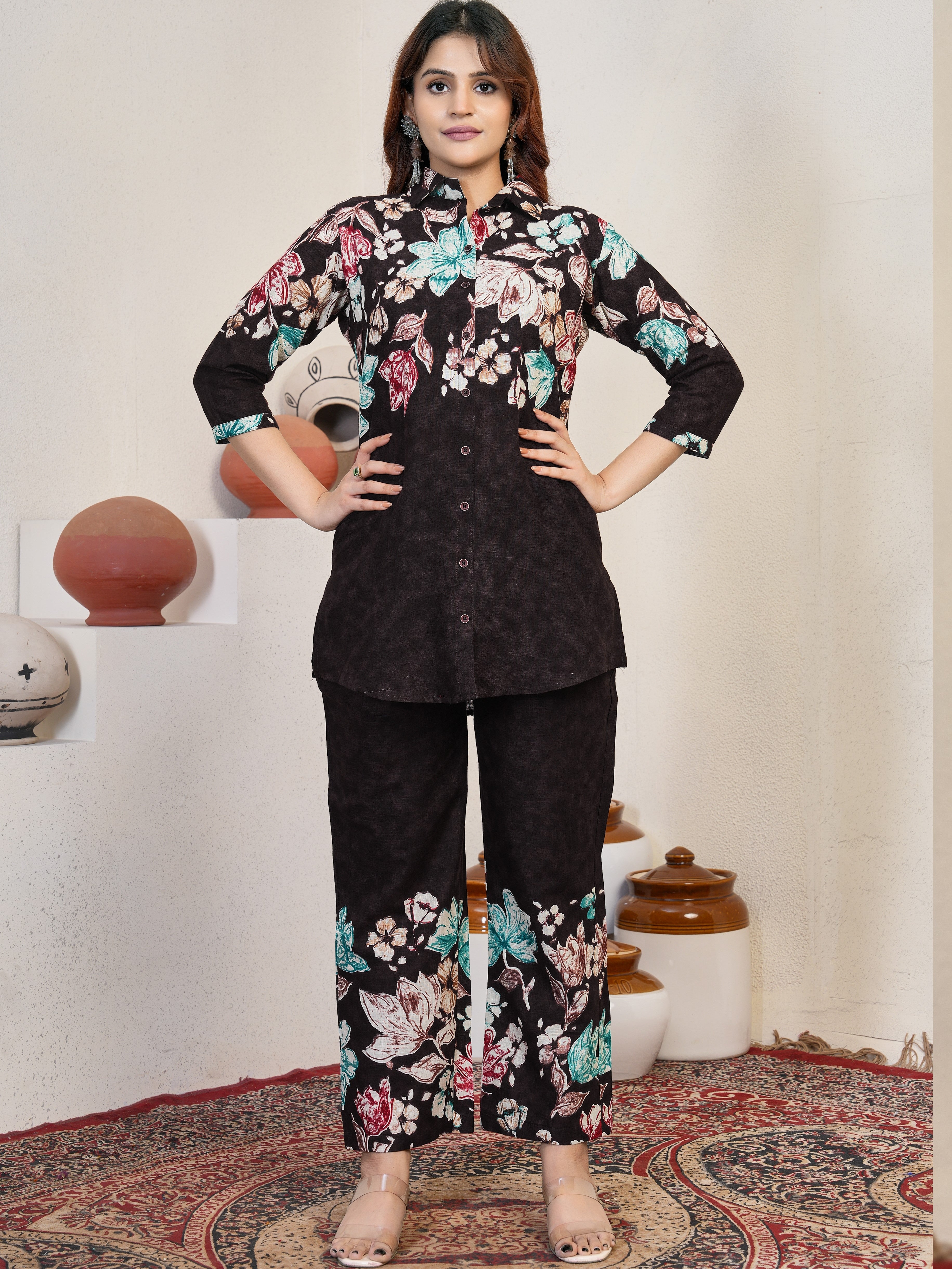 Pure Cotton Co-ord Set For Women