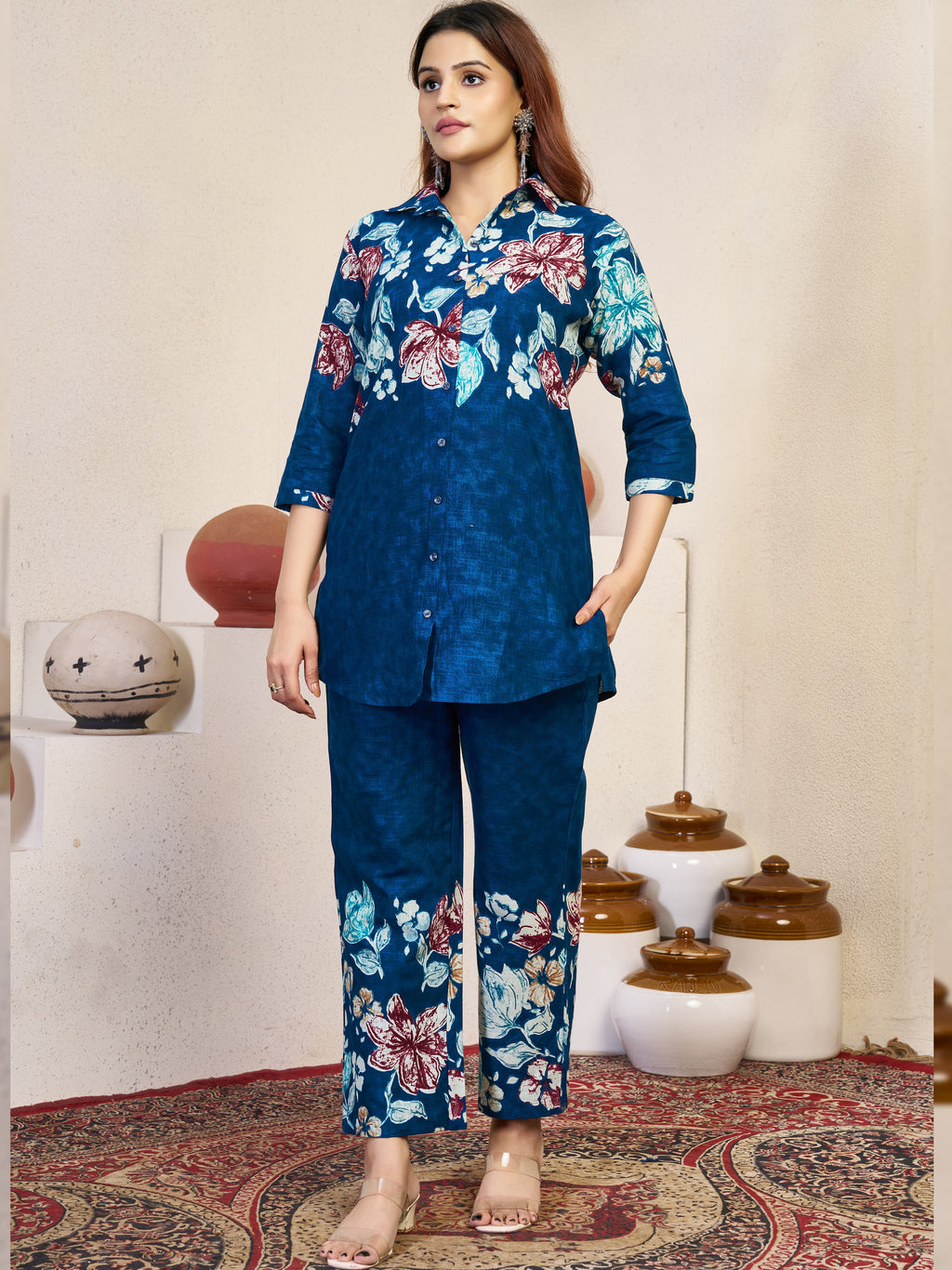 Pure Cotton Co-ord Set For Women