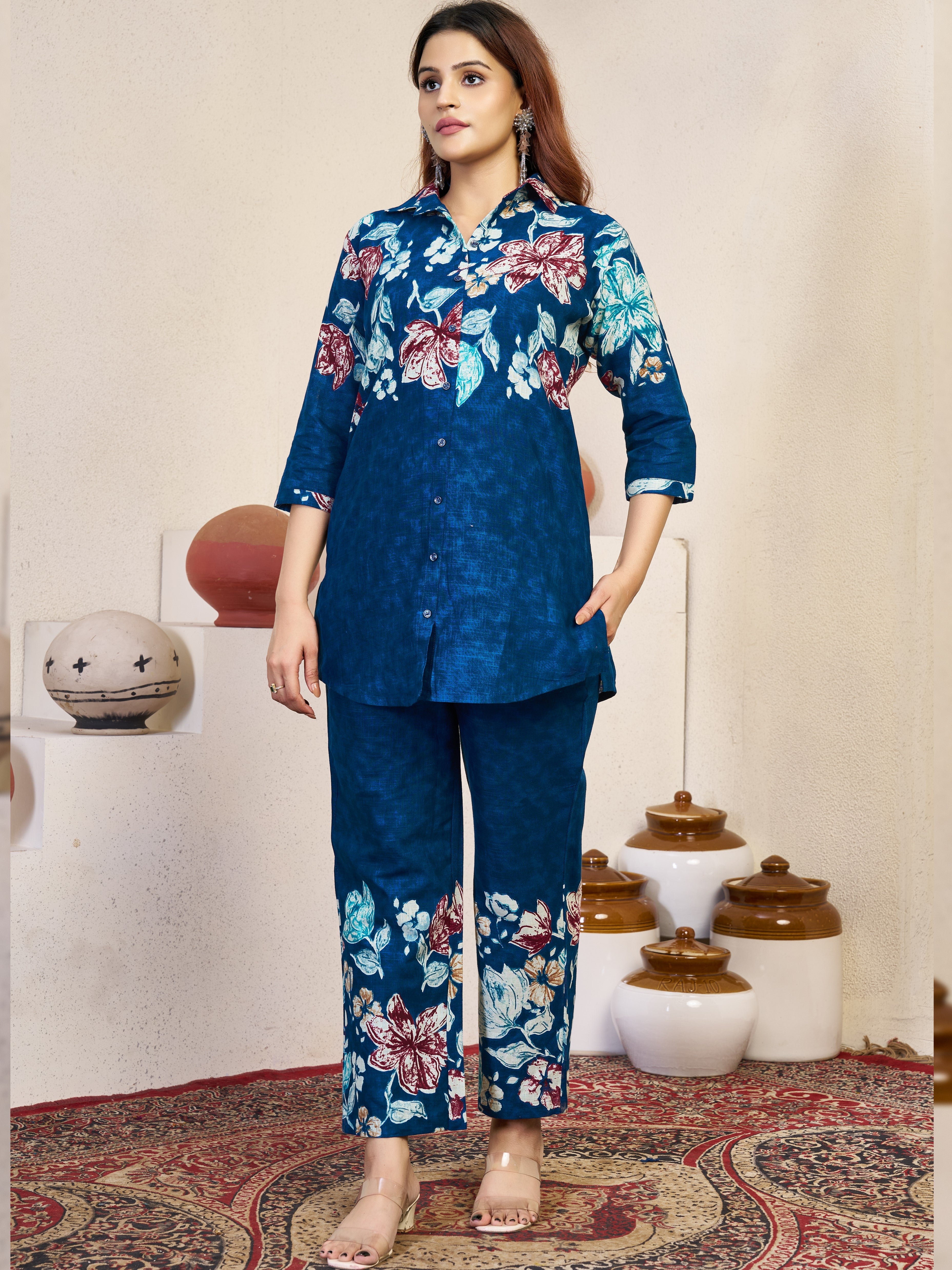 Pure Cotton Co-ord Set For Women